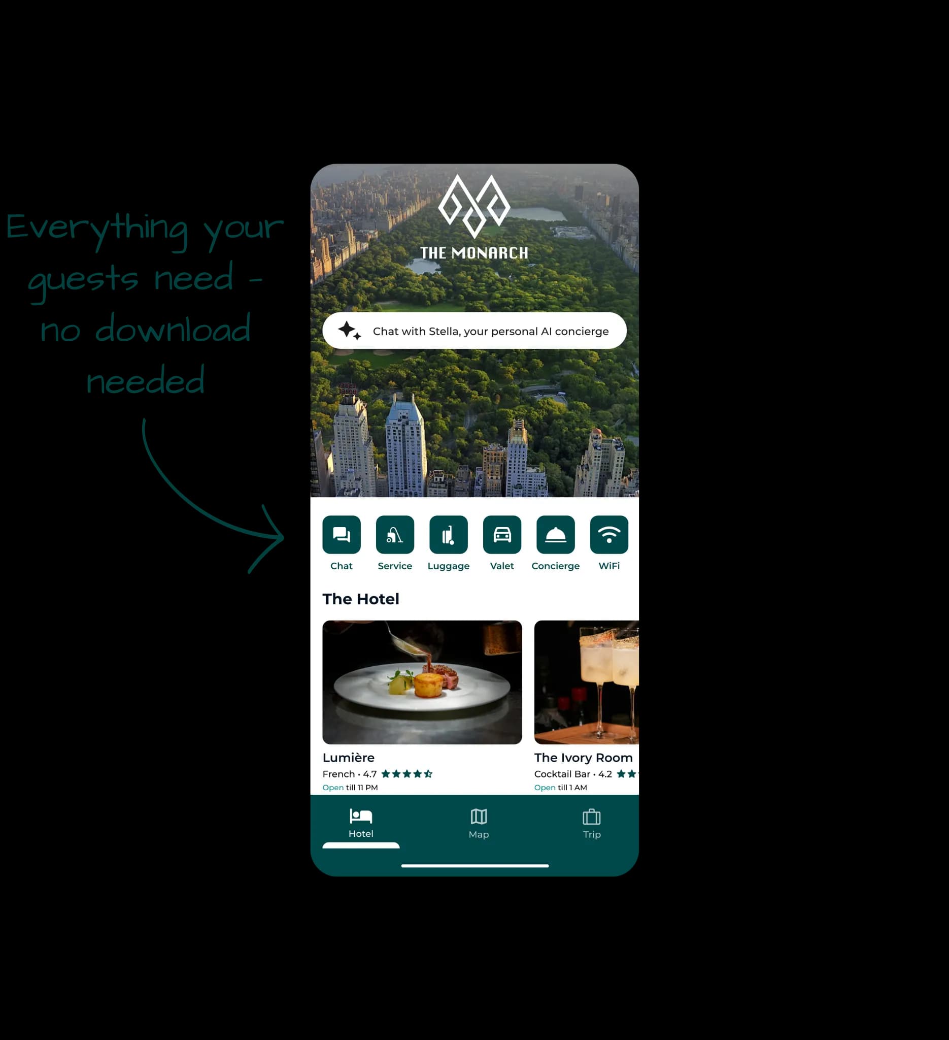 AI Concierge platform mobile
