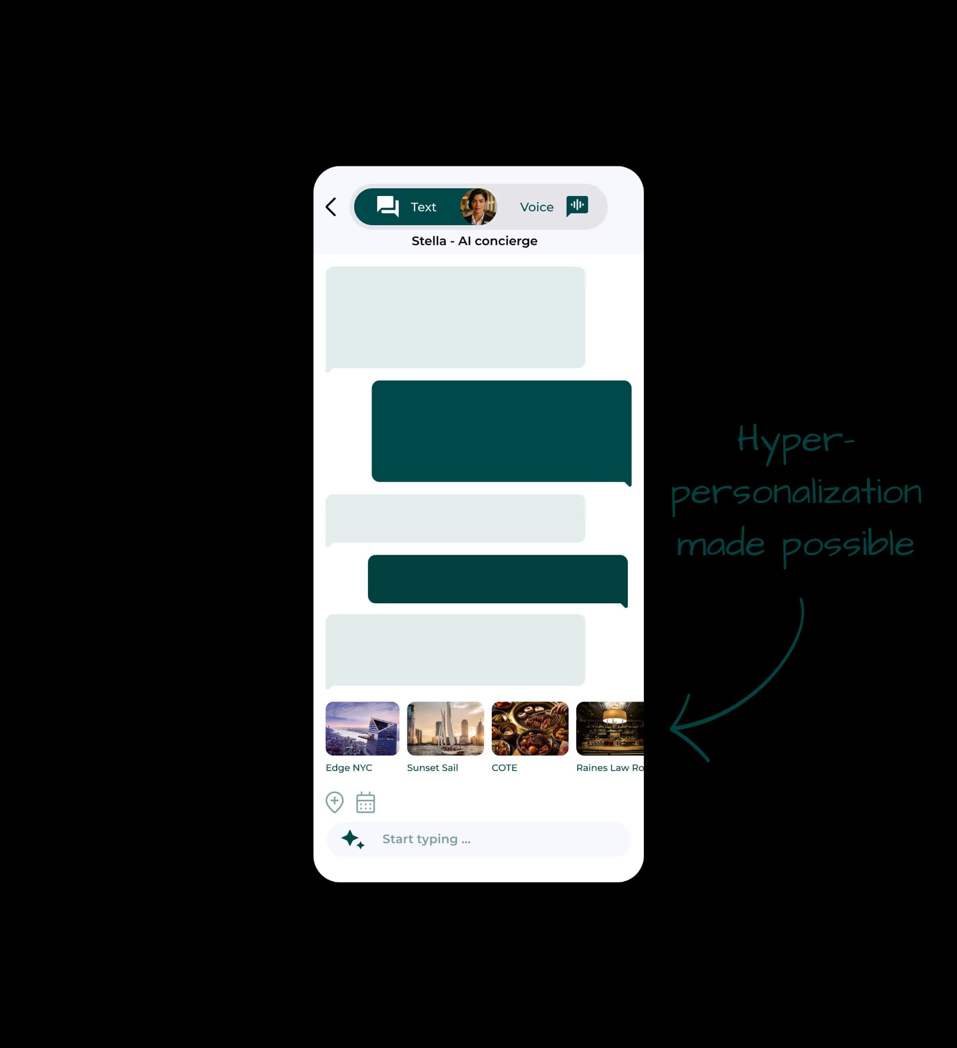 AI Concierge platform mobile